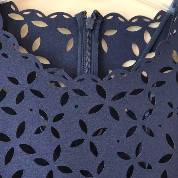 JCrew laser-cut blue sheet dress - Picture 3 of 6